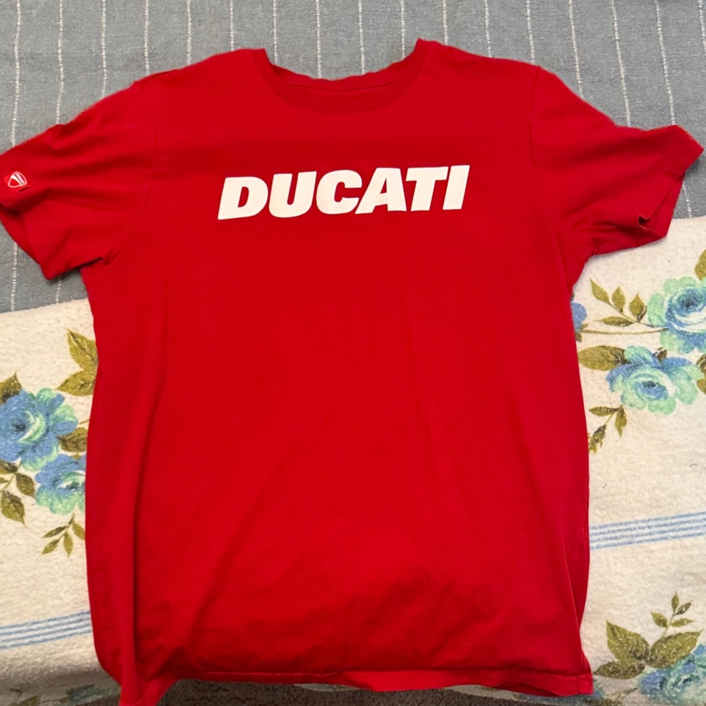 Ducati Red Short Sleeve Men's Tee